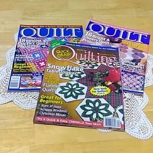 American Quilters Society + Quick & Easy Quilting Magazines Bundle